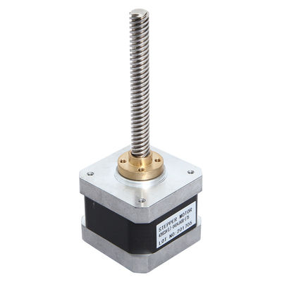 Hybrid Electric Linear Actuator Stepper Motor Nema 17 4.2kg.Cm 300mm External Type